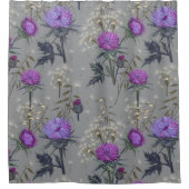 Löwenzahn-Wildblumenmuster Duschvorhang (Vorderseite)
