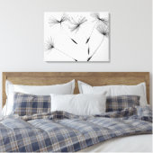 Löwenzahn-Zeichenleinwand Leinwanddruck (Insitu (Schlafzimmer))