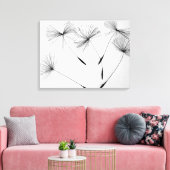 Löwenzahn-Zeichenleinwand Leinwanddruck (Insitu (Wohnzimmer))