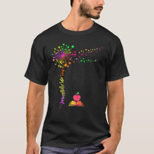 Löwenzahnblumen-Paraprofessional-Lehrer T-Shirt