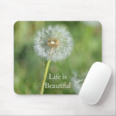 Löwenzahnblüte (Foto von mir) Mousepad (Mit Mouse)