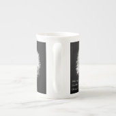 Löwenzahnhaiku-Spezialitäten-Tassen Porzellantasse (Rückseite)