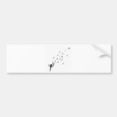 Löwenzahnhauch im Wind Autoaufkleber (Vorne)