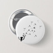 Löwenzahnhauch im Wind Button (Vorne & Hinten)