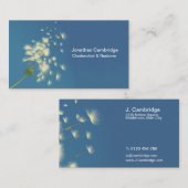 Löwenzahnuhr-Visitenkarte Visitenkarte (Vorne/Hinten)