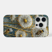 Löwenzahnwald der fleißigen Bienen iPhone Hülle (Rückseite (Horizontal))