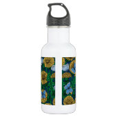 Löwenzahnwiese Edelstahlflasche (Rückseite)