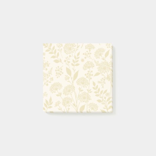 Löwenzahnwiese Goldenes Weizen - Neutral Post-it Klebezettel (Vorderseite)