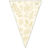 Löwenzahnwiese Goldenes Weizen - Neutral Wimpelkette (Dritte Fahne)