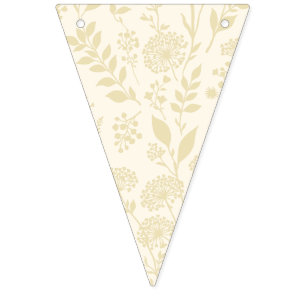 Löwenzahnwiese Goldenes Weizen - Neutral Wimpelkette