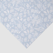 Löwenzahnwiese Neutral - Staubblau Seidenpapier (Detail)