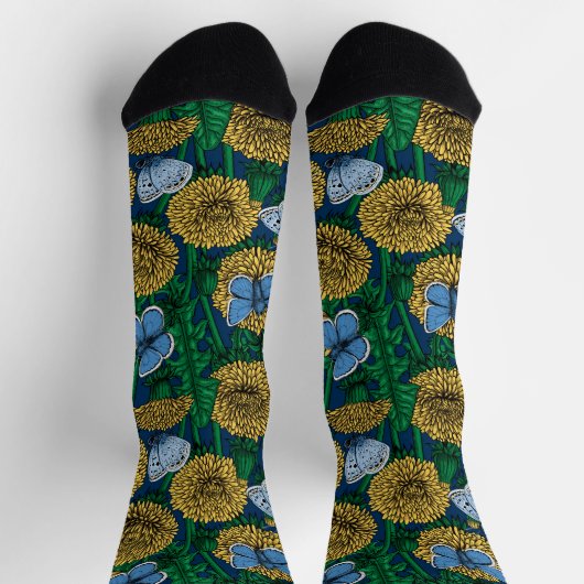 Löwenzahnwiese Socken (Oben)