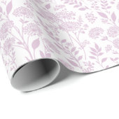 Löwenzahnwiese Warmer Flieder - Neutral Geschenkpapier (Rolleneckpunkt)