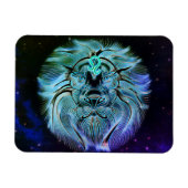 Löwenzodiakmagnet Magnet (Horizontal)