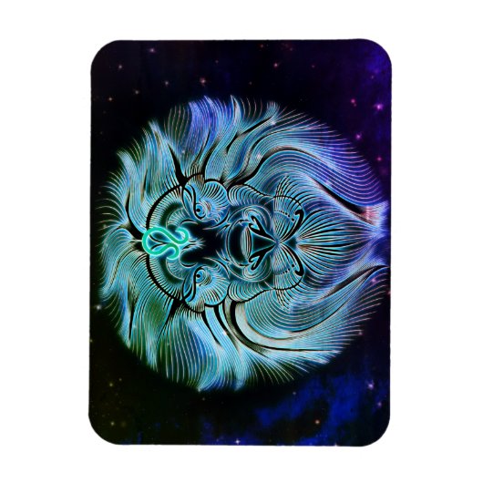 Löwenzodiakmagnet Magnet (Vertikal)