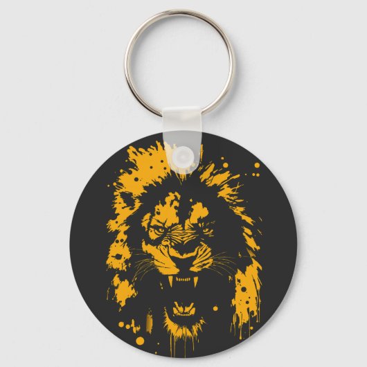 Löwenzwergart Schlüsselanhänger (Vorderseite)