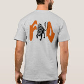 Löweorange T-Shirt (Rückseite)