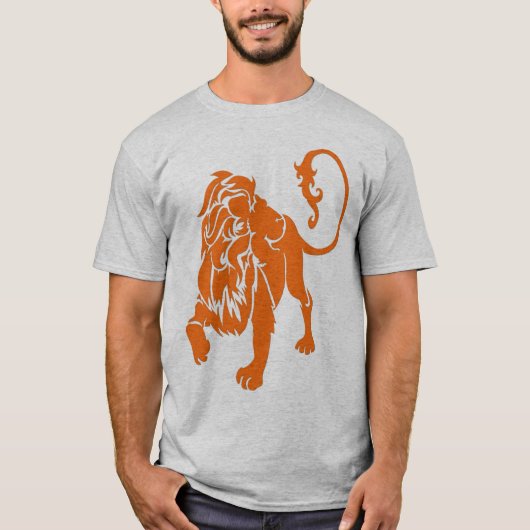 Löweorange T-Shirt (Vorderseite)