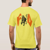 Löweorange T-Shirt (Rückseite)