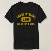 Lower 9th Ward New Orleans Gym Style Distressed Am T-Shirt (Design vorne)
