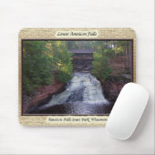 Lower Amnicon Falls mousepad (Mit Mouse)