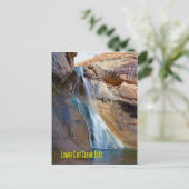 Lower Calf Creek Falls, Utah Postkarte (Stehend Vorderseite)