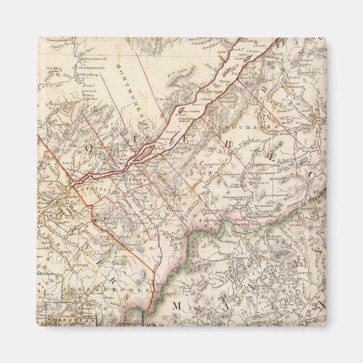 Lower Canada, NB, NY, Vt, Maine Magnet (Vorne)