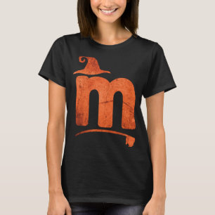 Lower Case Alphabet Matching Boo Halloween Costume T-Shirt