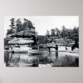 Lower Dells Wisconsin Rocky Island Poster (Vorne)