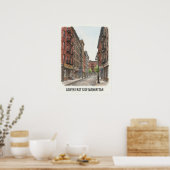 Lower East Side Manhattan Poster (Küche)