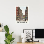 Lower East Side Manhattan Poster (Heimbüro)