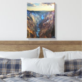Lower Falls from Artist's Point Leinwanddruck (Insitu (Schlafzimmer))