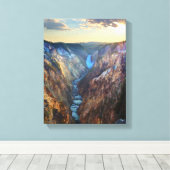 Lower Falls from Artist's Point Leinwanddruck (Insitu (Holzboden))
