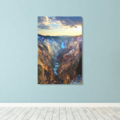 Lower Falls from Artist's Point Leinwanddruck (Insitu (Holzboden))
