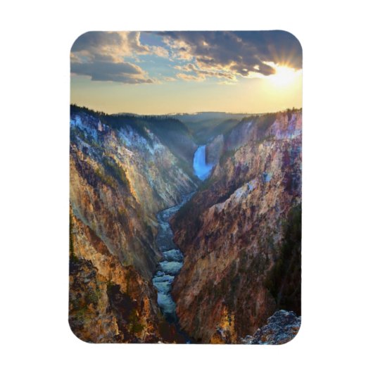 Lower Falls from Artist's Point Magnet (Vertikal)