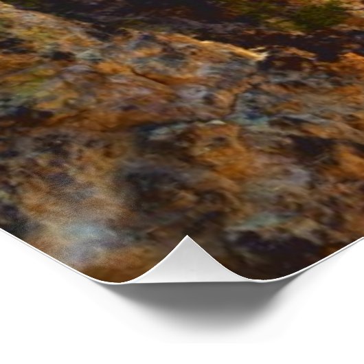 Lower Falls from Artist's Point Poster (Ecke)