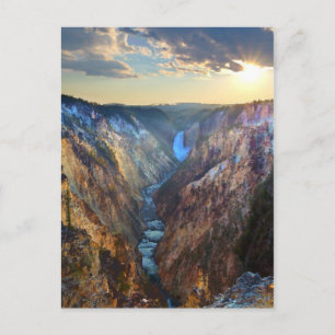 Lower Falls from Artist's Point Postkarte