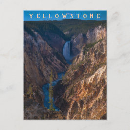 Lower Falls Grand Canyon des Yellowstone Postkarte