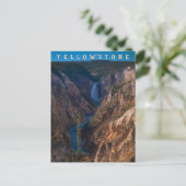 Lower Falls Grand Canyon des Yellowstone Postkarte (Stehend Vorderseite)