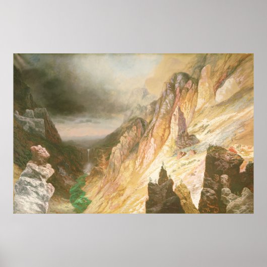 Lower Falls, Grand Canyon of the Yellowstone Poster (Vorne)