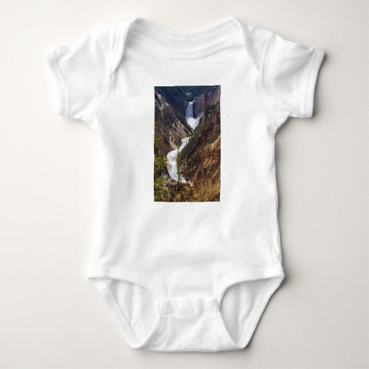 Lower Falls Yellowstone Baby Strampler (Vorderseite)