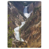 Lower Falls Yellowstone Klemmbrett (Rückseite)