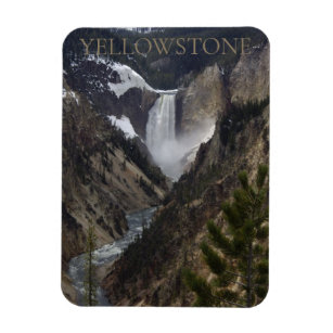 Lower Falls Yellowstone Nationalpark Magnet