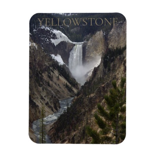 Lower Falls Yellowstone Nationalpark Magnet (Vertikal)