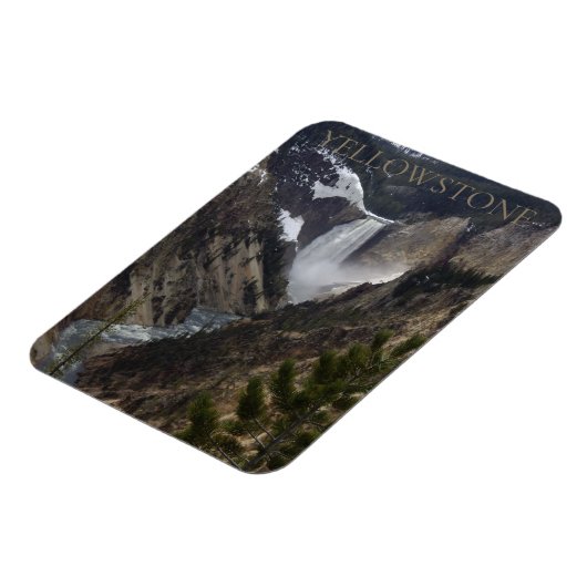 Lower Falls Yellowstone Nationalpark Magnet (Linke Seite)