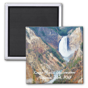 Lower Falls, Yellowstone Park, WY Magnet