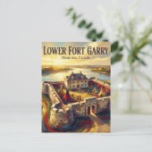 Lower Fort Garry Kanada Postkarte (Stehend Vorderseite)