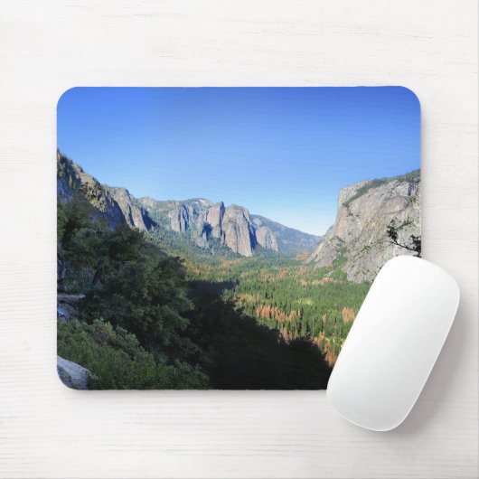 Lower Four Mile Trail - Yosemite Valley Mousepad (Mit Mouse)