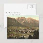 Lower Inn, Hall und Bettelwurfspitze, Tirol, Austr Postkarte (Vorne/Hinten)