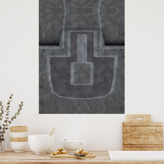 Lower Levels ship bridge carpet Poster (Küche)